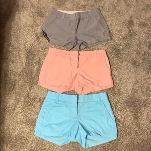 Bundle of J Crew shorts size 0